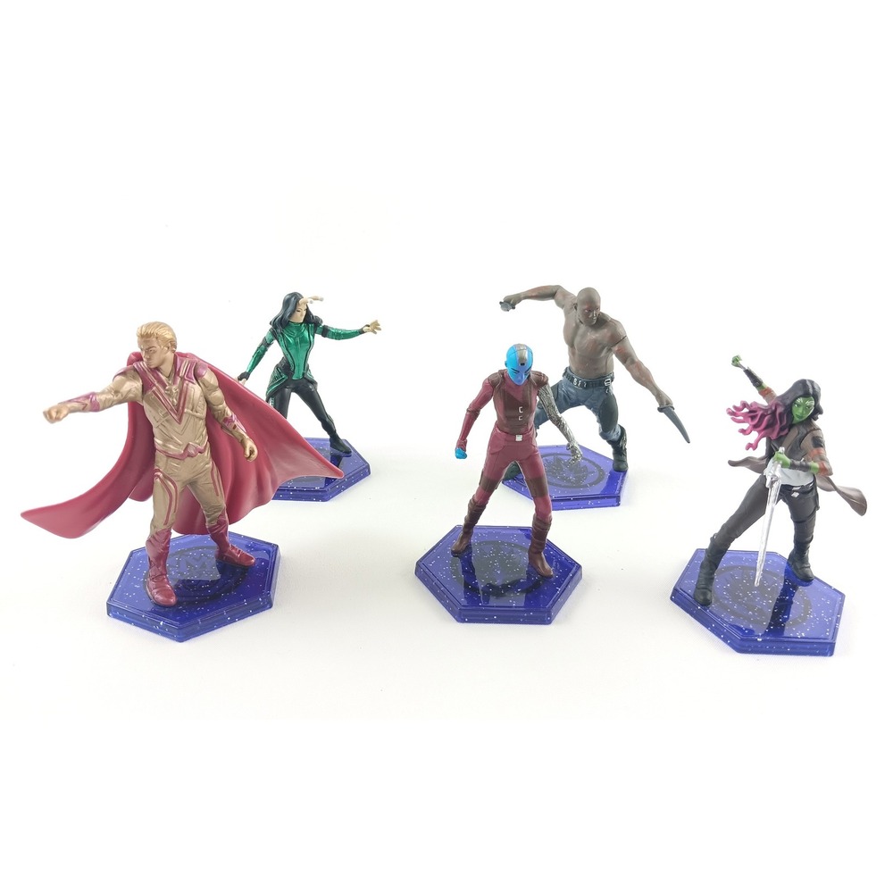 Marvel Guardians of the Galaxy Action Figures Set of 5 with‎ Bases